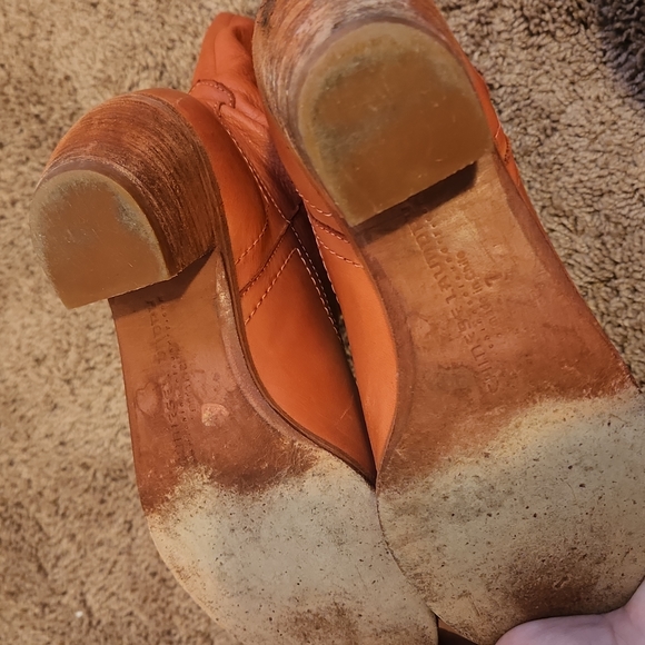 Chineese Laundry Pink Leather Western Boots - Picture 3 of 6